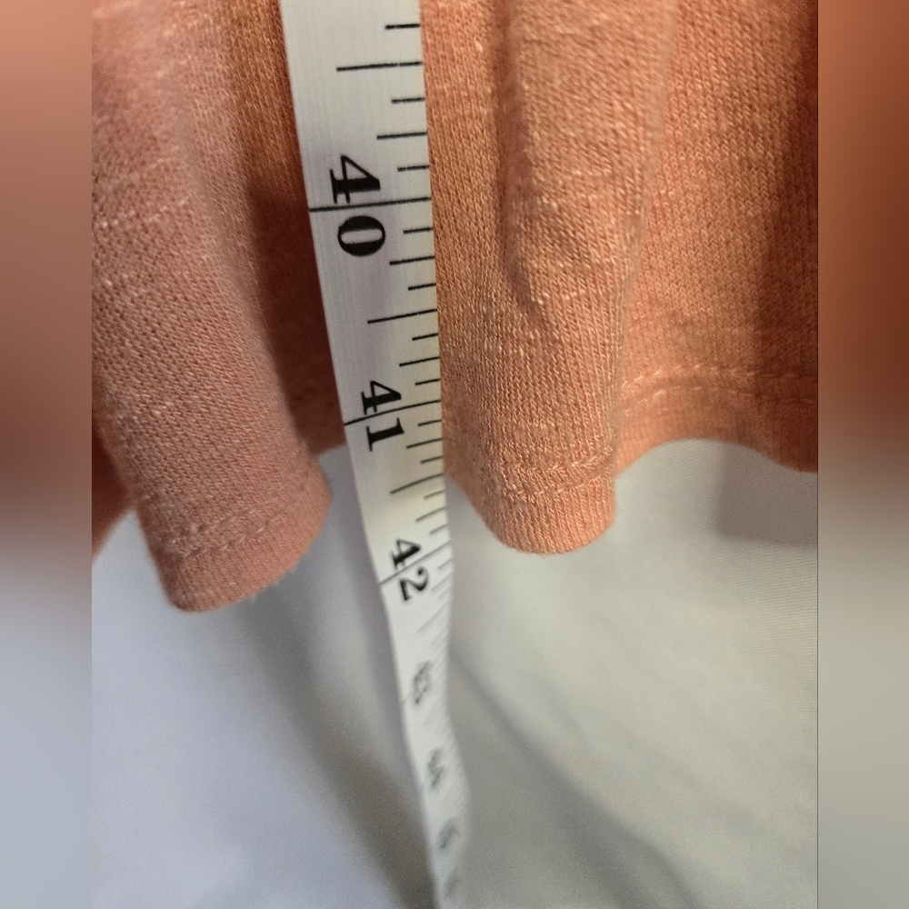 🌷 Maurices Kids Ruffle Hem Smocked Jumpsuit | Peach Pink | Size XS 8 - Picture 2 of 6